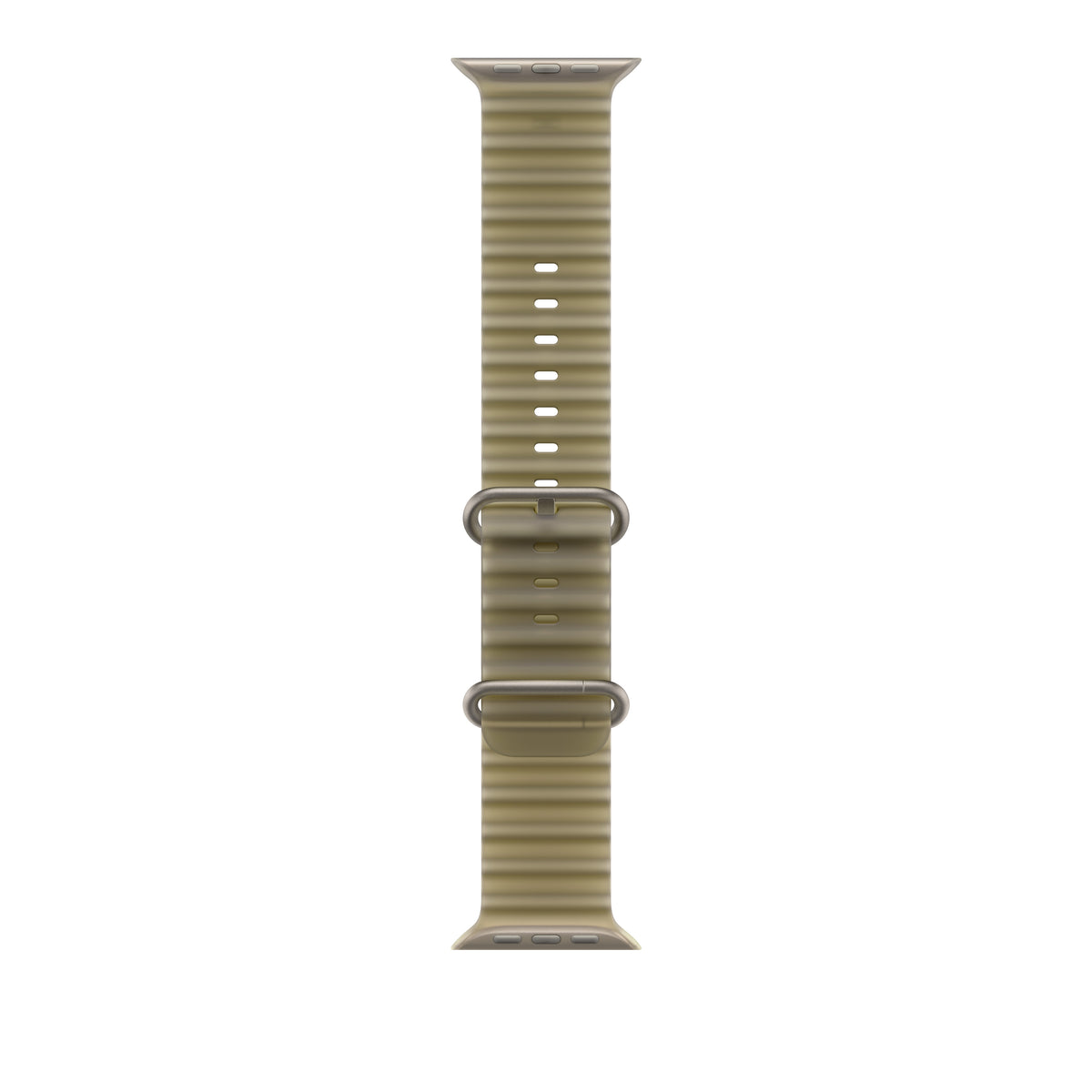 49mm Translucent Kelp Ocean Band - Natural Titanium Finish - iSTYLE.bg