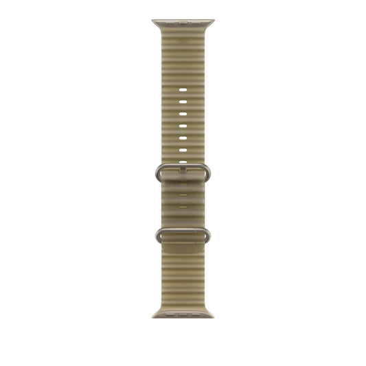 49mm Translucent Kelp Ocean Band - Natural Titanium Finish - iSTYLE.bg