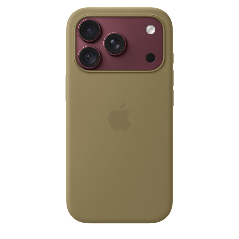 iPhone 18 Pro Silicone Case with MagSafe - Olive - iSTYLE.bg