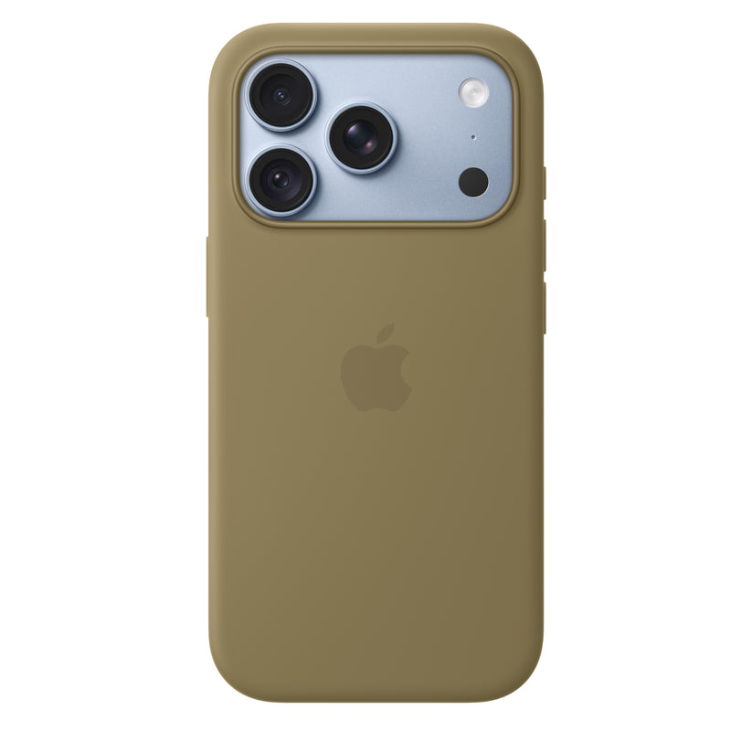 iPhone 18 Pro Silicone Case with MagSafe - Olive - iSTYLE.bg