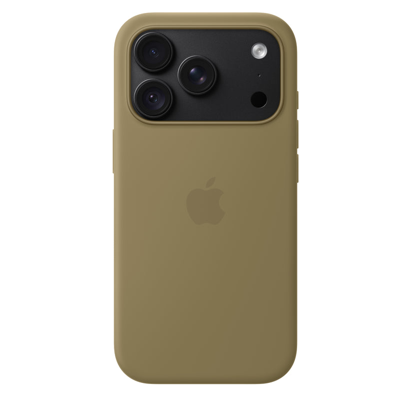 iPhone 18 Pro Silicone Case with MagSafe - Olive - iSTYLE.bg