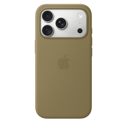 iPhone 18 Pro Silicone Case with MagSafe - Olive - iSTYLE.bg