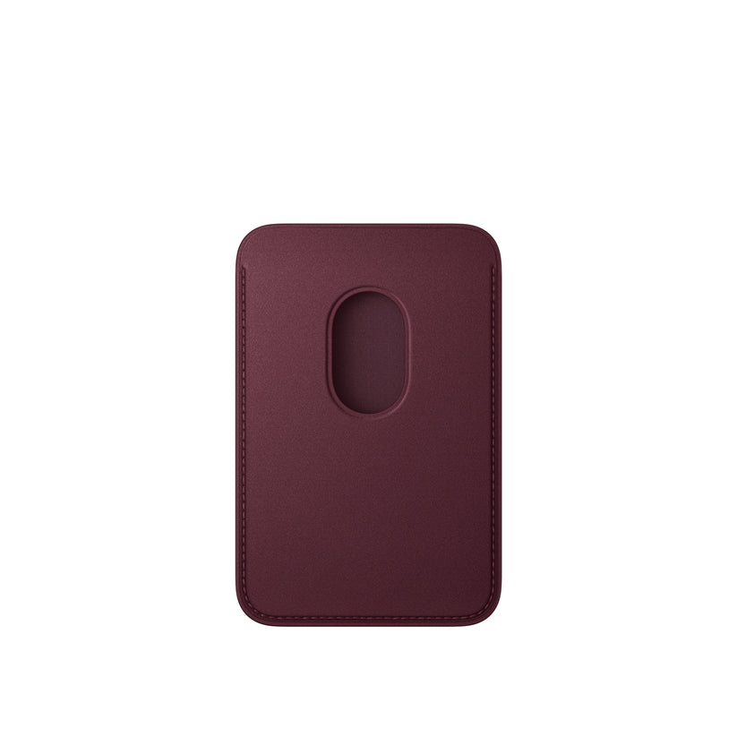 iPhone FineWoven Wallet with MagSafe – Burgundy - iSTYLE.bg
