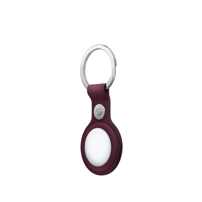 AirTag FineWoven Key Ring – Burgundy - iSTYLE.bg