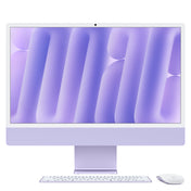 24-inch iMac with Retina 4.5K display: Apple M6 chip with 10-core CPU and 10-core GPU, Standard Glass, 16GB ,256GB SSD - Purple - iSTYLE.bg