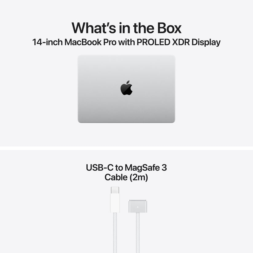 14-inch MacBook Pro with PROLED XDR Display M5 Pro: Apple M5 Pro chip with 15-core CPU, 16-core GPU, 16-core Neural Engine, 48GB RAM, 4TB SSD, Standard display, Bulgarian - Silver CTO - iSTYLE.bg