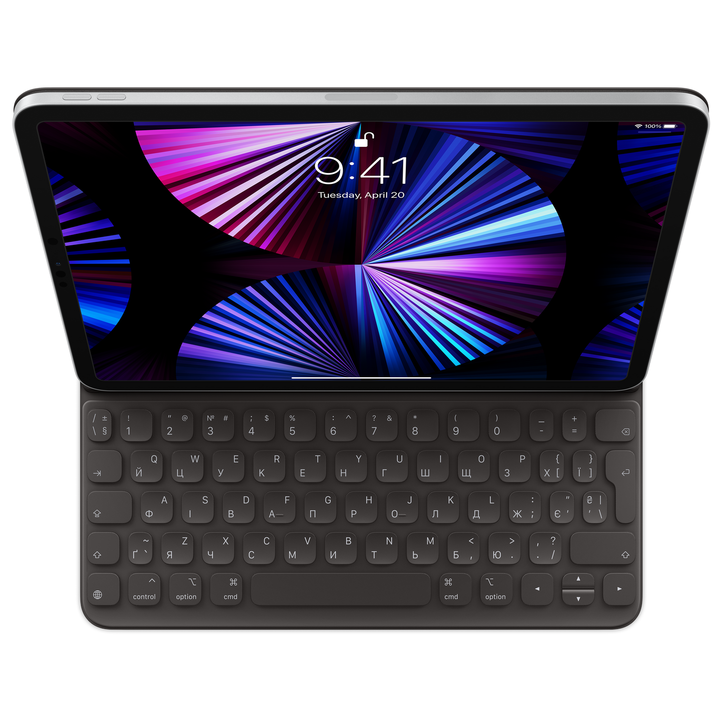 Smart Keyboard Folio for iPad Pro 11-inch (3rd generation) and iPad Air (5th generation) - Ukrainian - iSTYLE BG