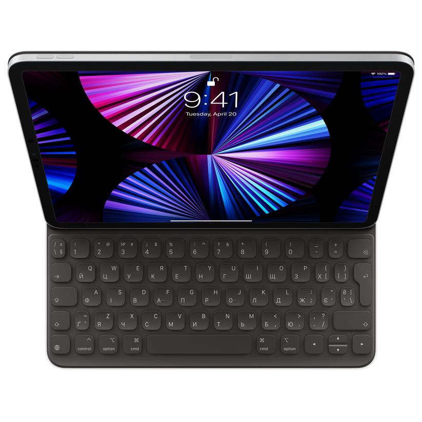 Smart Keyboard Folio for iPad Pro 11-inch (3rd generation) and iPad Air (5th generation) - Ukrainian - iSTYLE BG