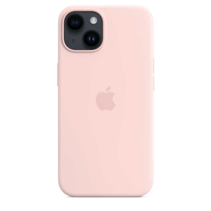 iPhone 14 Silicone Case with MagSafe - Chalk Pink - iSTYLE BG