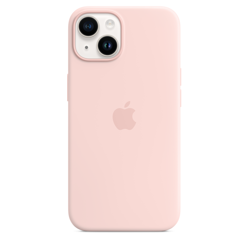 iPhone 14 Silicone Case with MagSafe - Chalk Pink - iSTYLE BG