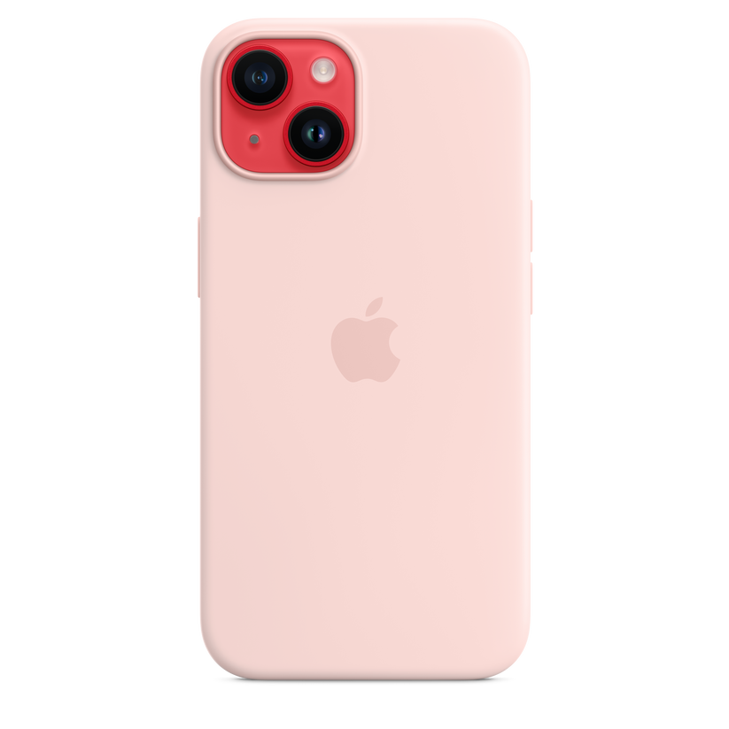 iPhone 14 Silicone Case with MagSafe - Chalk Pink - iSTYLE BG