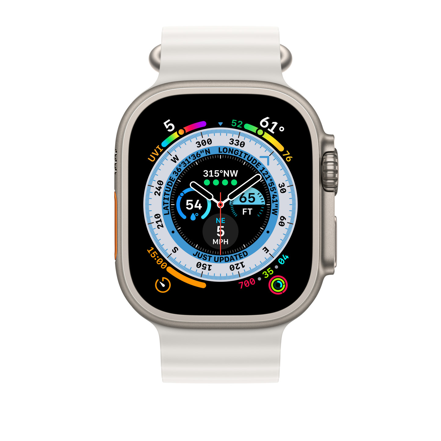 49mm White Ocean Band Extension - iSTYLE BG
