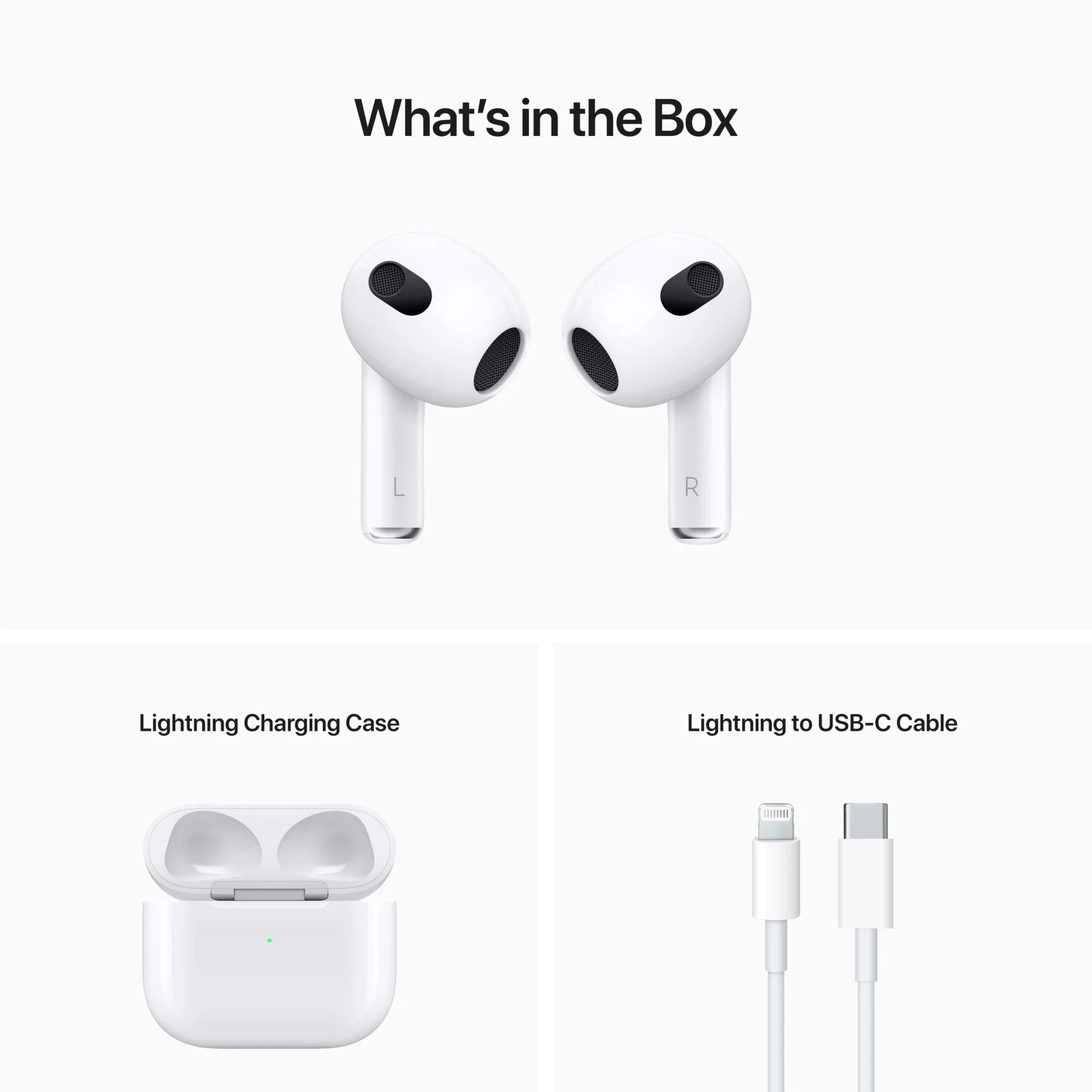 AirPods (3-то поколение с Lightning зареждане)