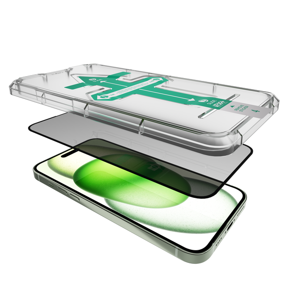 NEXT ONE ALL-ROUNDER PRIVACY GLASS SCREEN PROTECTOR FOR IPHONE 15 PLUS - iSTYLE BG