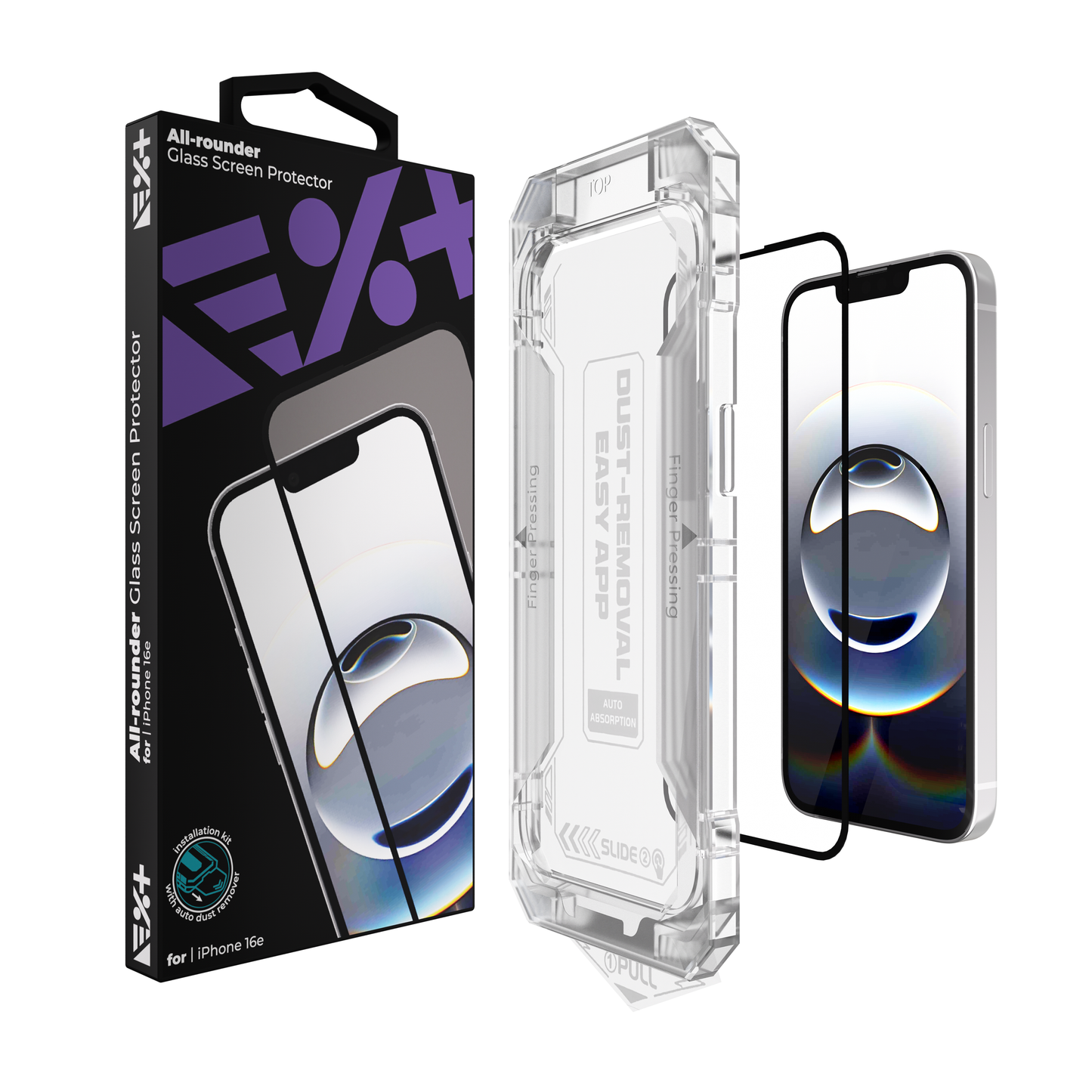 NEXT All-rounder glass screen protector for iPhone 16e - iSTYLE BG