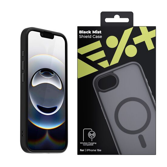 NEXT ONE BLACK MIST SHIELD CASE FOR iPhone 16E | MAGSAFE COMPATIBLE