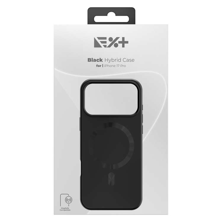 NOA Hybrid Case for iPhone 17 Pro | Black | MagSafe Compatible - iSTYLE BG
