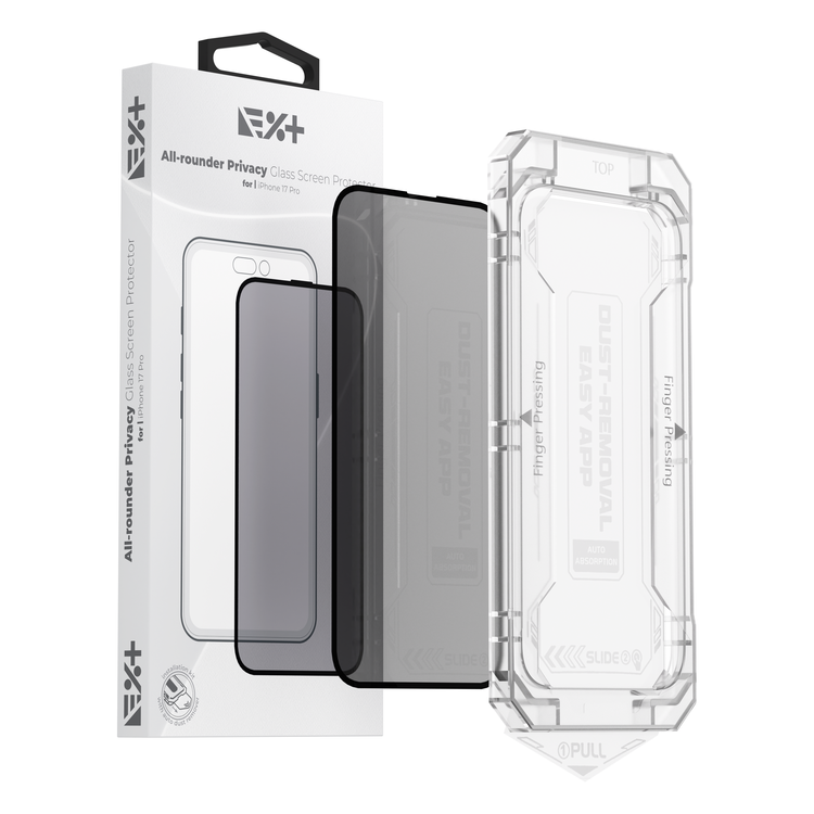 NOA All-rounder Privacy Glass Screen Protector for iPhone 17 Pro