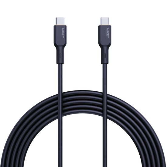 AUKEY Circlet Blink 100W Silicone USB-C to USB-C Cable 1.8m Black
