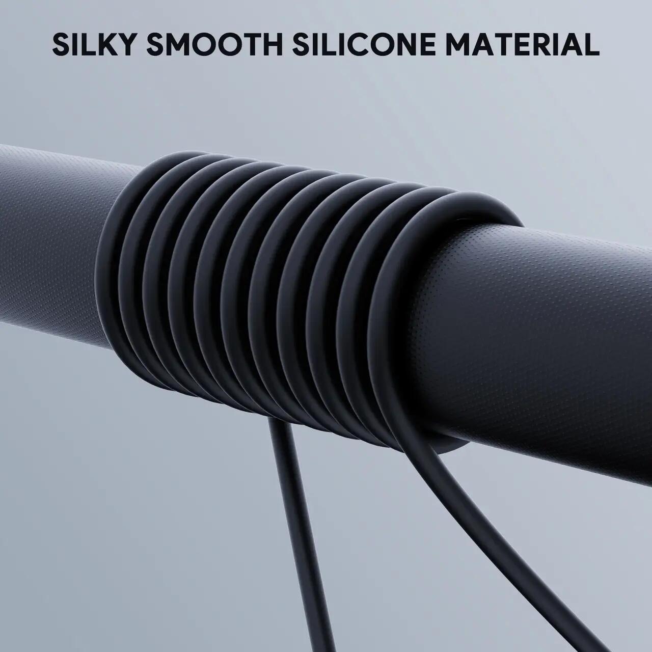 AUKEY Circlet Blink 100W Silicone USB-C to USB-C Cable 1.8m Black