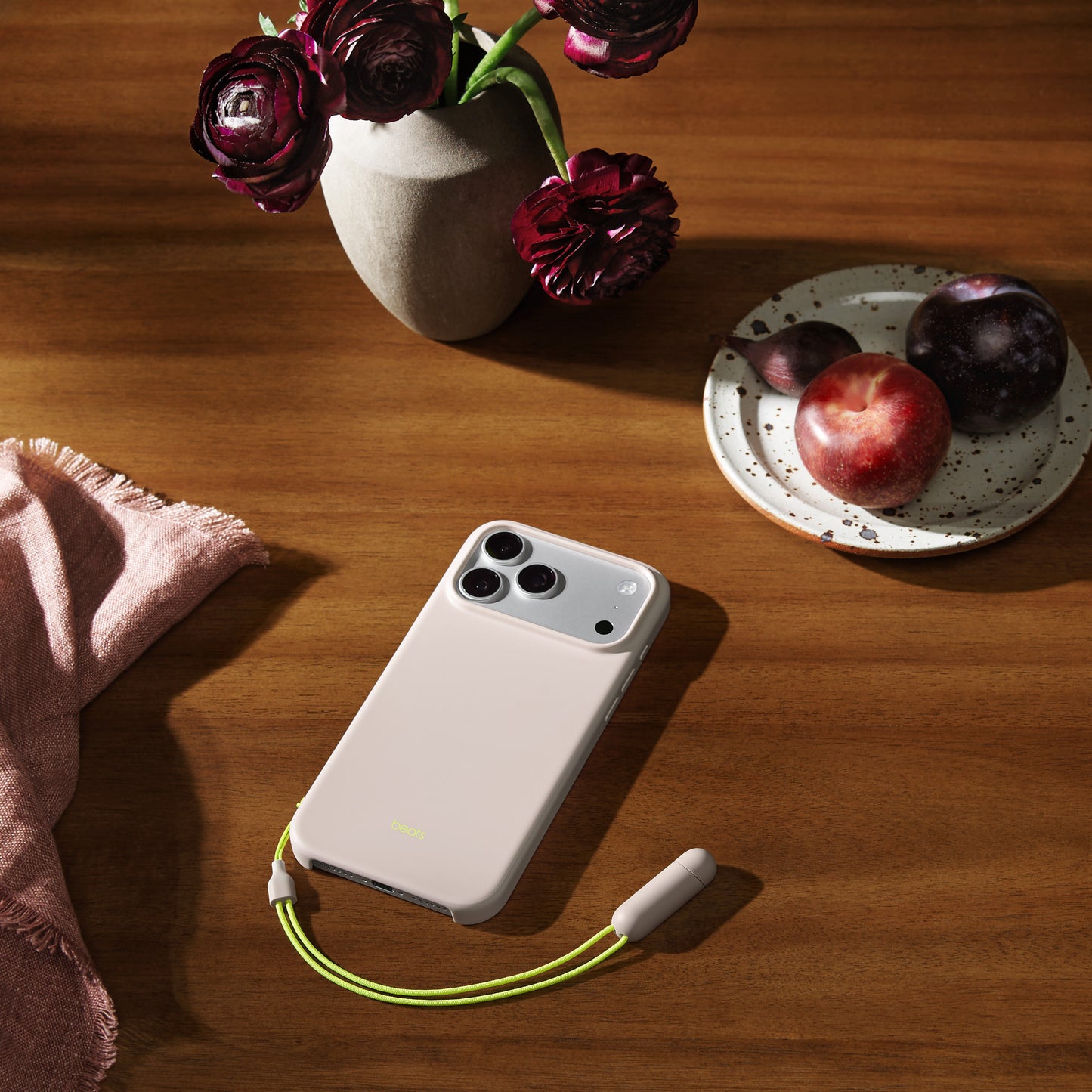 Beats iPhone 17 Pro Max Kickstand Case with MagSafe and Camera Control - Lime Stone