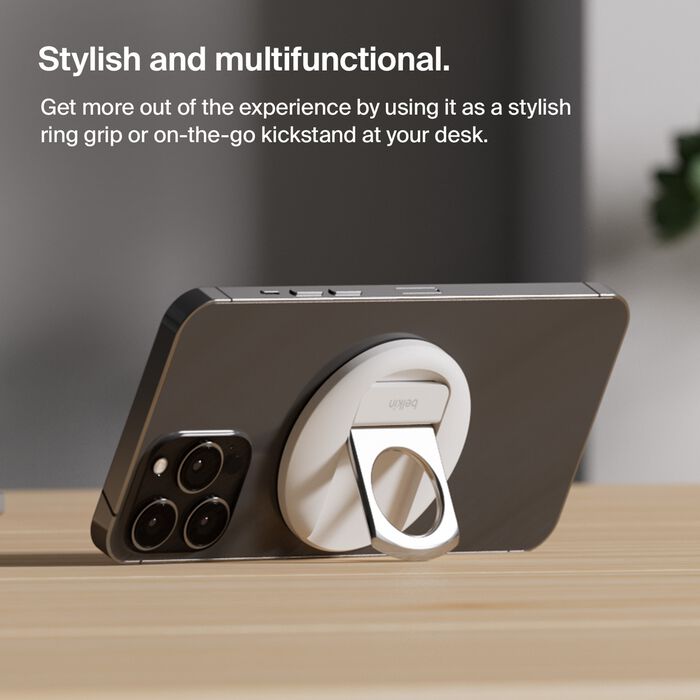 Belkin iPhone Mount with MagSafe for MacBooks - White