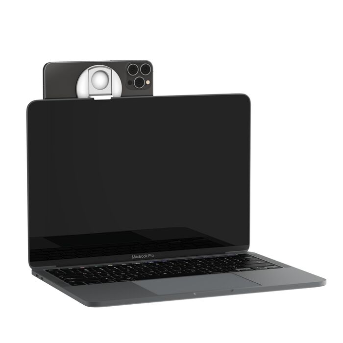 Belkin iPhone Mount with MagSafe for MacBooks - White