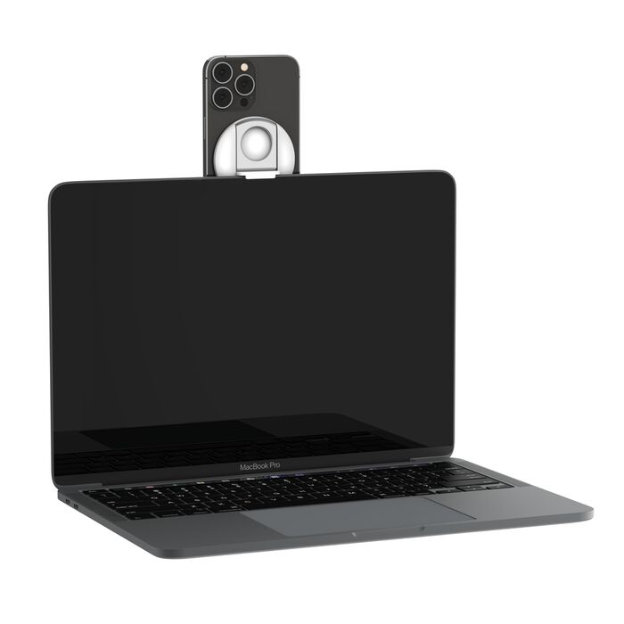 Belkin iPhone Mount with MagSafe for MacBooks - White