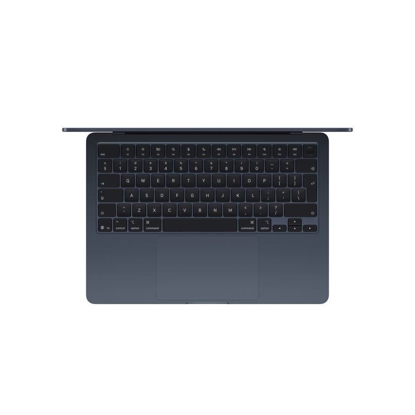 13-инчов MacBook Air:Apple M5 чип с 10-ядрен CPU и 10-ядрен GPU, 512GB SSD, 24GB RAM, International English - Midnight CTO - iSTYLE.bg