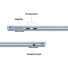 13-инчов MacBook Air:Apple M5 чип с 10-ядрен CPU и 10-ядрен GPU, 4TB SSD, 32GB RAM, Български език (БДС) - Sky Blue CTO - iSTYLE.bg
