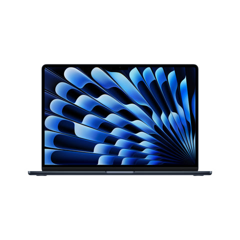 15-инчов MacBook Air:Apple M5 чип с 10-ядрен CPU и 10-ядрен GPU, 2TB SSD, 32GB RAM, International English - Midnight CTO