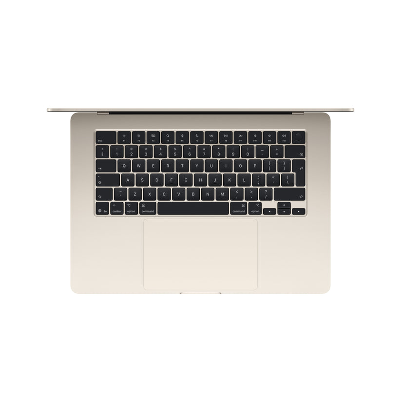 15-инчов MacBook Air:Apple M5 чип с 10-ядрен CPU и 10-ядрен GPU, 2TB SSD, 16GB RAM, International English - Starlight CTO