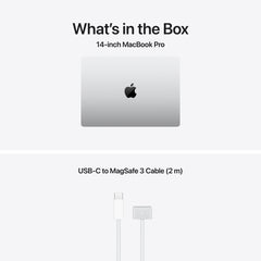 14-инчов MacBook Pro: Apple M5 Pro чип с 18-ядрен CPU и 20-ядрен GPU, 1TB SSD, 24GB RAM, Български език (БДС) - Silver CTO