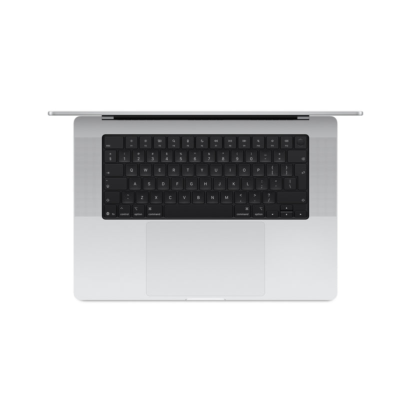 16-инчов MacBook Pro: Apple M5 Pro чип с 18-ядрен CPU и 20-ядрен GPU, 4TB SSD, 64GB RAM, Дисплей с нанотекстура, International English - Silver CTO