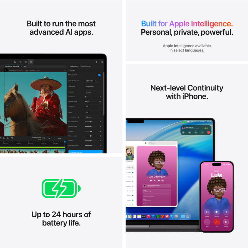 16-инчов MacBook Pro: Apple M5 Pro чип с 18-ядрен CPU и 20-ядрен GPU, 1TB SSD, 48GB RAM, Български език (БДС) - Silver CTO