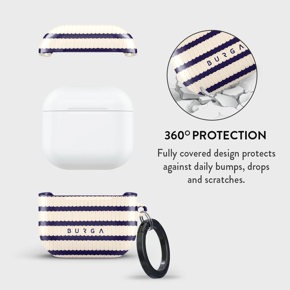 BURGA Old Money case For AirPods 4