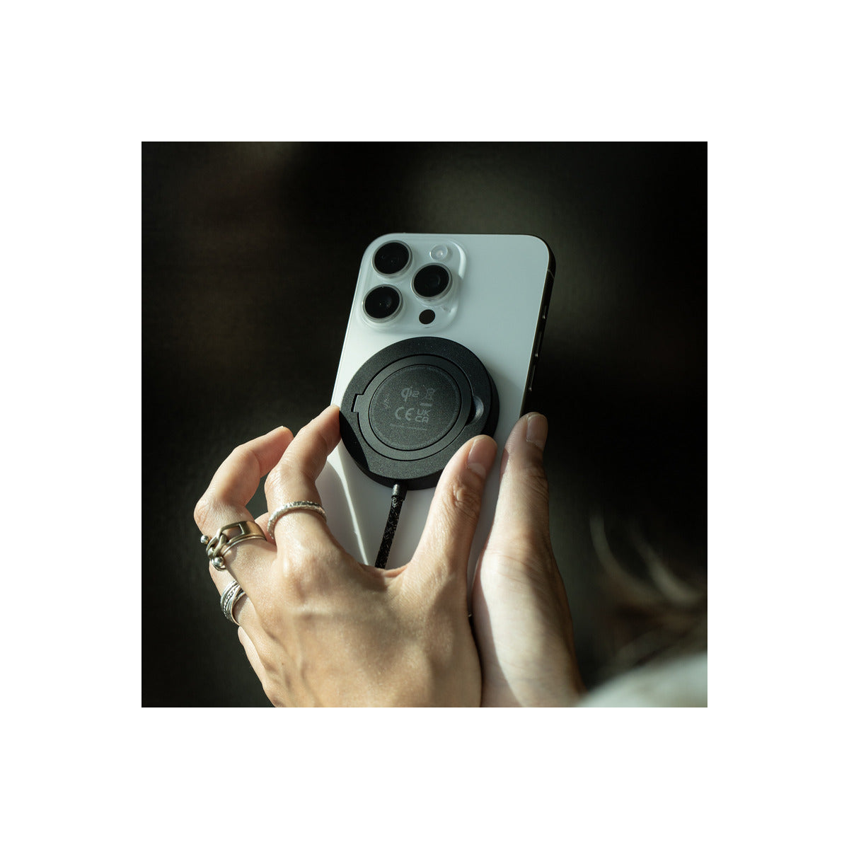 Native Union Snapstand Qi2 Wireless Charger - Black