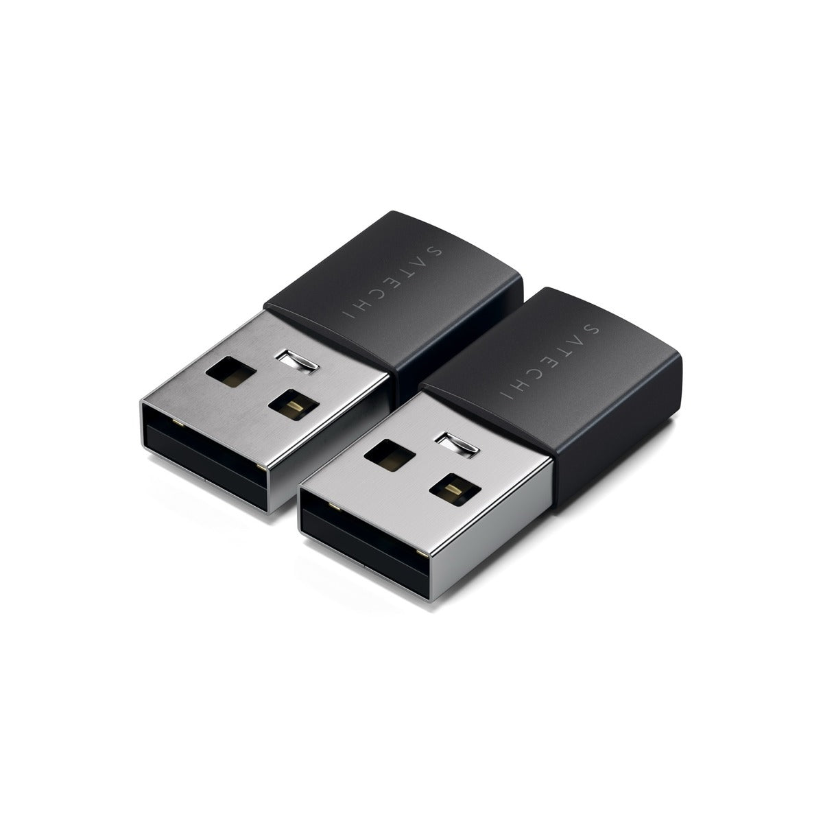 Satechi Алуминиев USB-A към USB-C адаптер 2 бр. от Satechi – Space Black