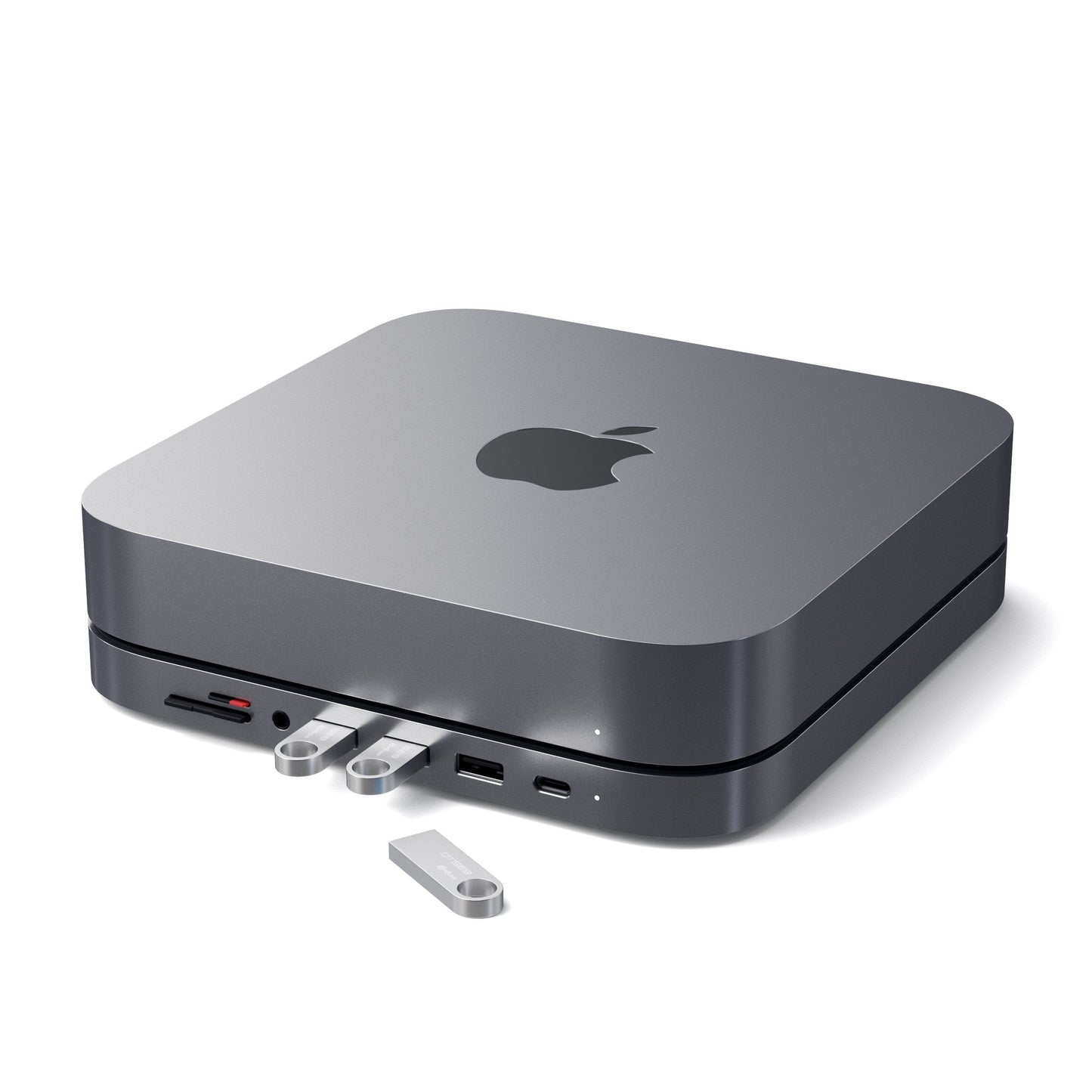 Satechi Aluminium Type-C Stand and Hub for Mac Mini - Space Grey