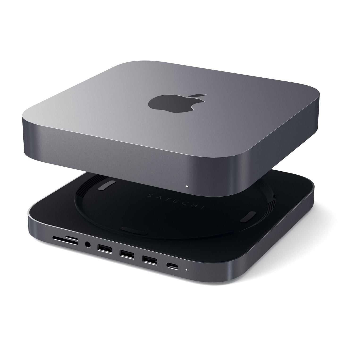 Satechi Aluminium Type-C Stand and Hub for Mac Mini - Space Grey