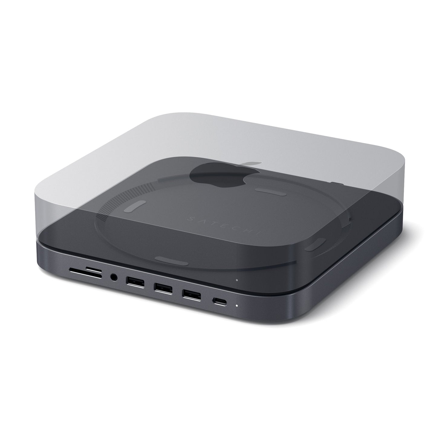 Satechi Aluminium Type-C Stand and Hub for Mac Mini - Space Grey