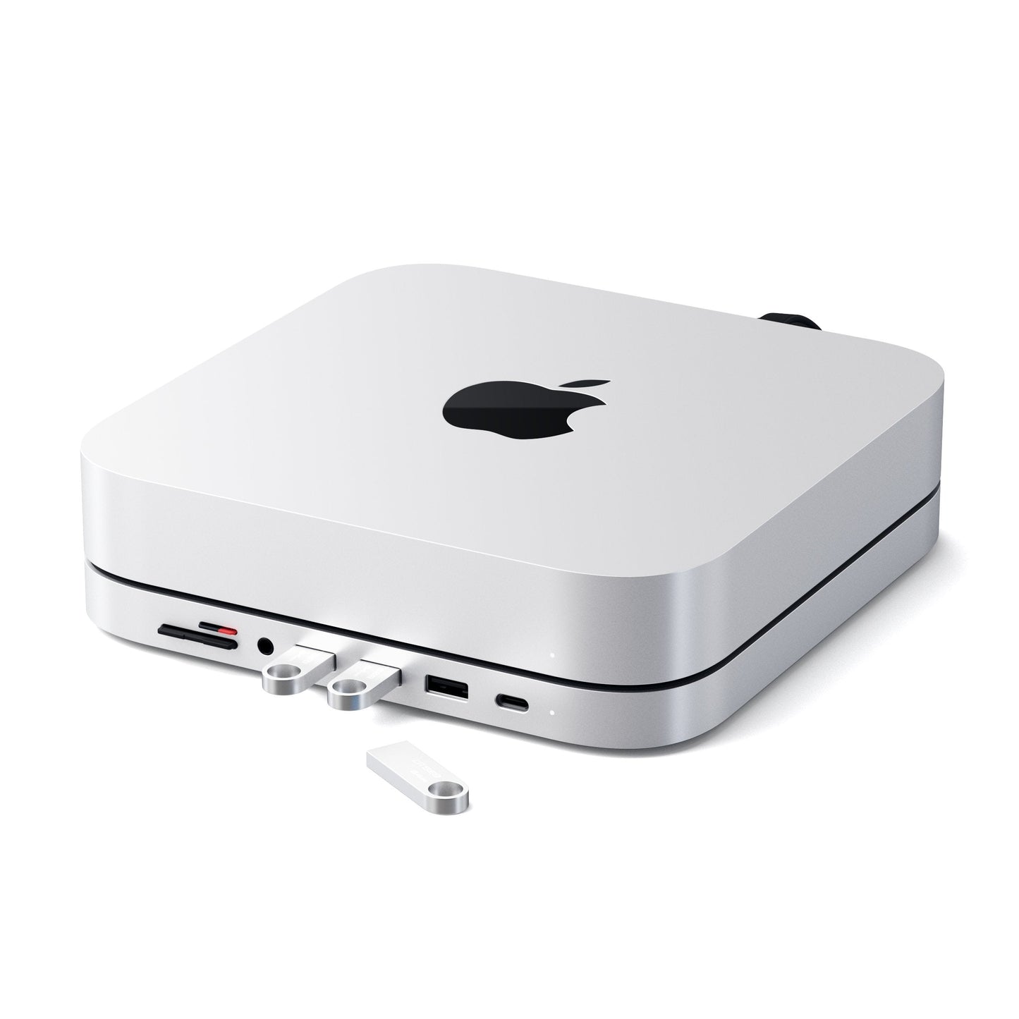 Satechi Aluminium Type-C Stand and Hub for Mac Mini - Silver