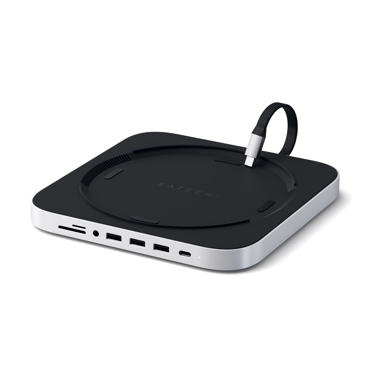 Satechi Aluminium Type-C Stand and Hub for Mac Mini - Silver
