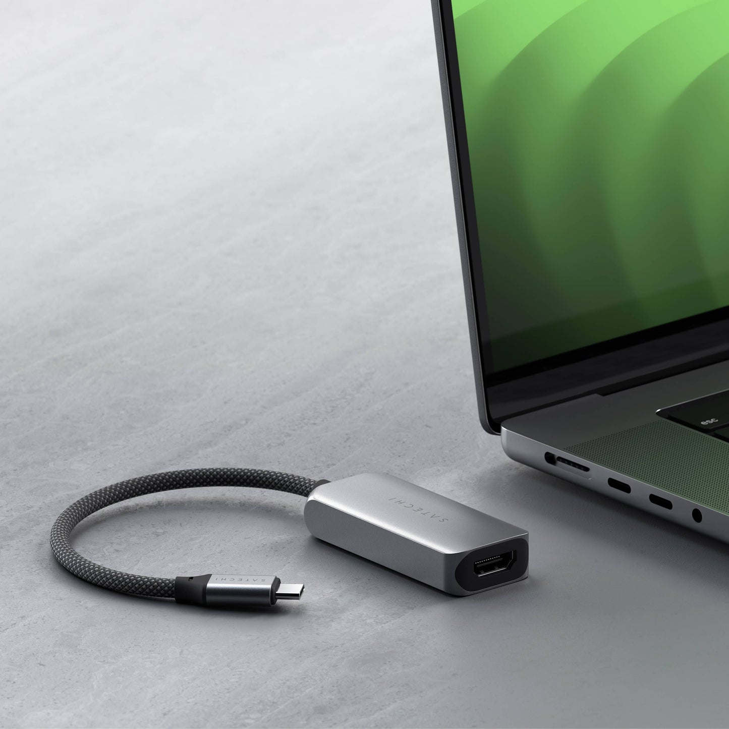 Satechi USB-C To HDMI 2.1 8K Adapter - Space Grey