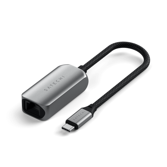 Satechi USB-C 2.5 Gigabit Ethernet Adapter - Space Grey