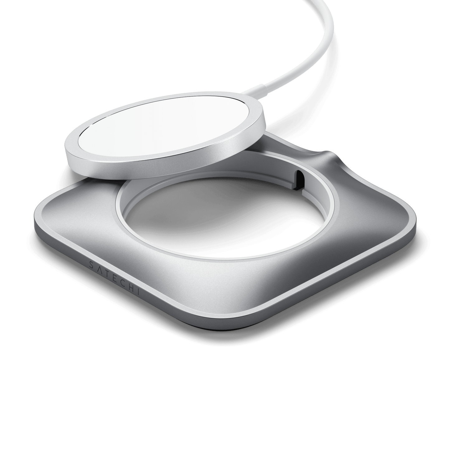 Satechi Aluminium Dock for Mag safe Charger iPhone - Space Grey