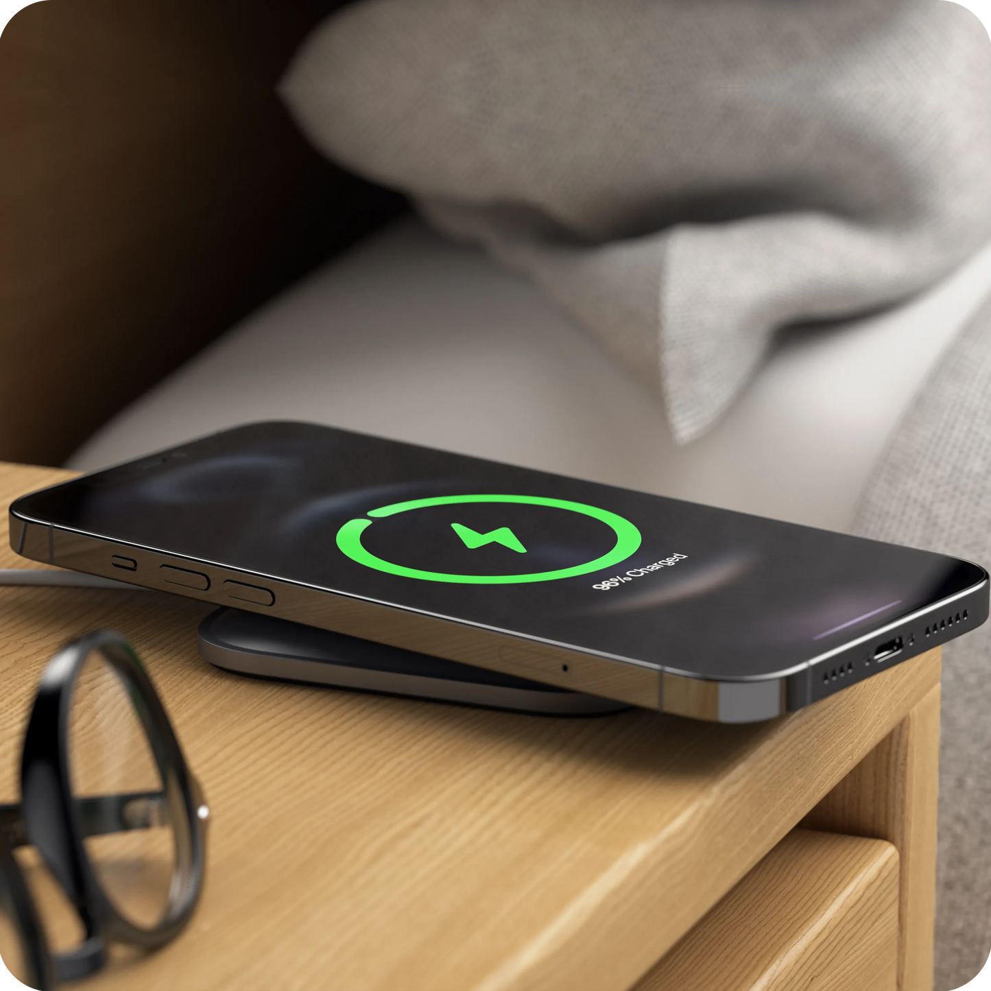Satechi Aluminium Dock for Mag safe Charger iPhone - Space Grey