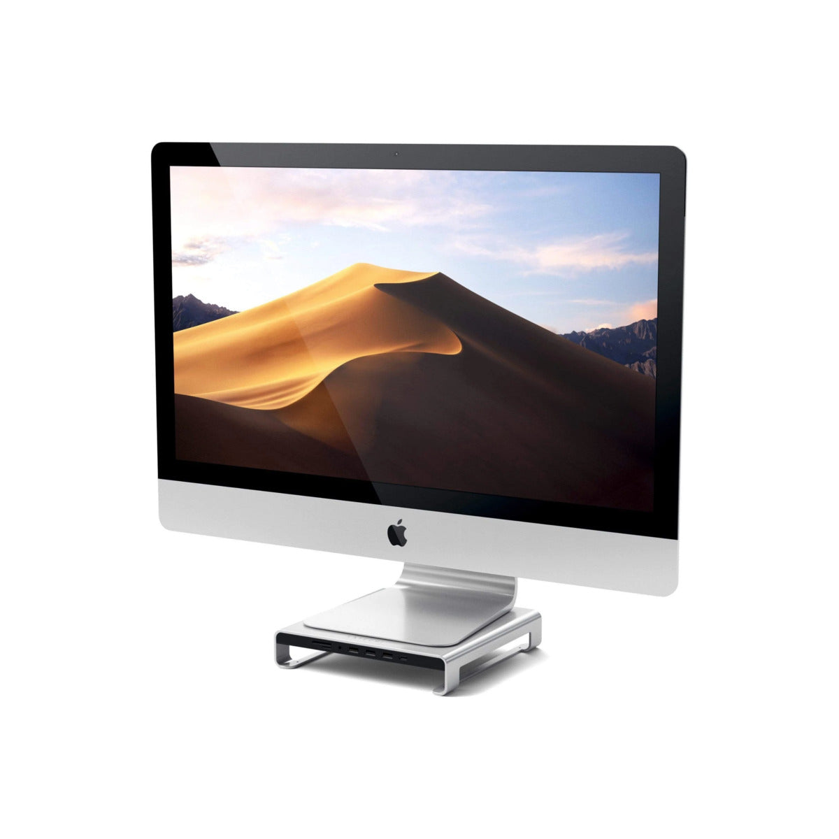 Satechi Aluminum Monitor Stand Hub for iMac - Silver