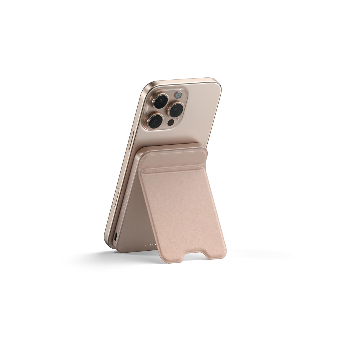 Satechi Qi2 5K Magnetic Power Bank with Stand - Desert Rose