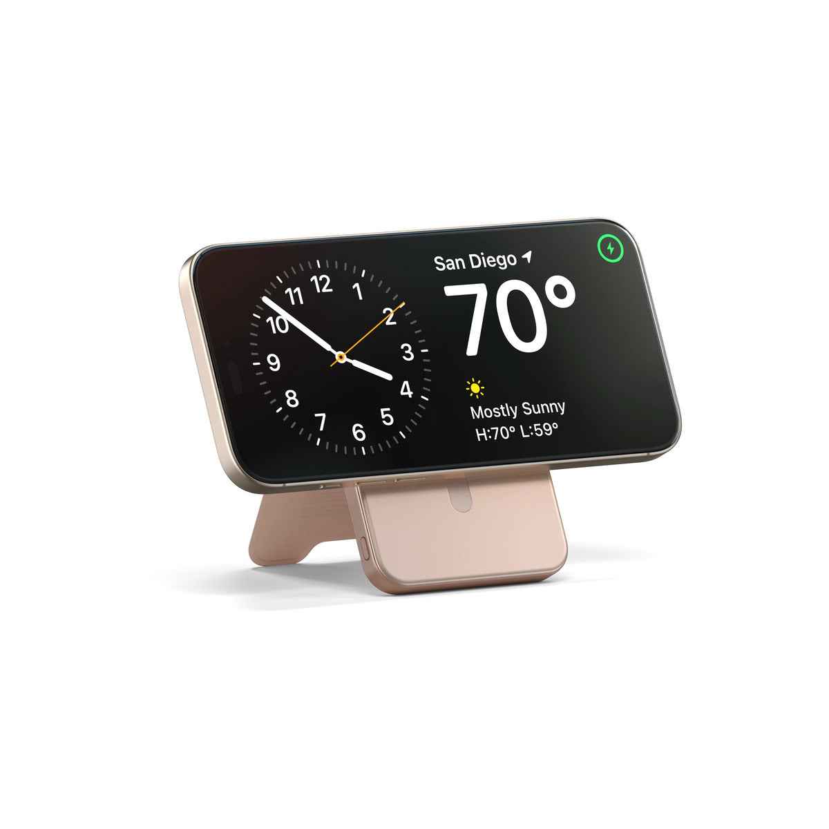 Satechi Qi2 5K Magnetic Power Bank with Stand - Desert Rose